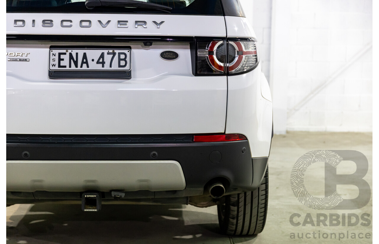 02/2018 Land Rover Discovery Sport SD4 HSE (177kW AWD) 5 Seat L550 MY18 4d Wagon Fuji White/ Santorini Black Roof Turbo Diesel 2.0L