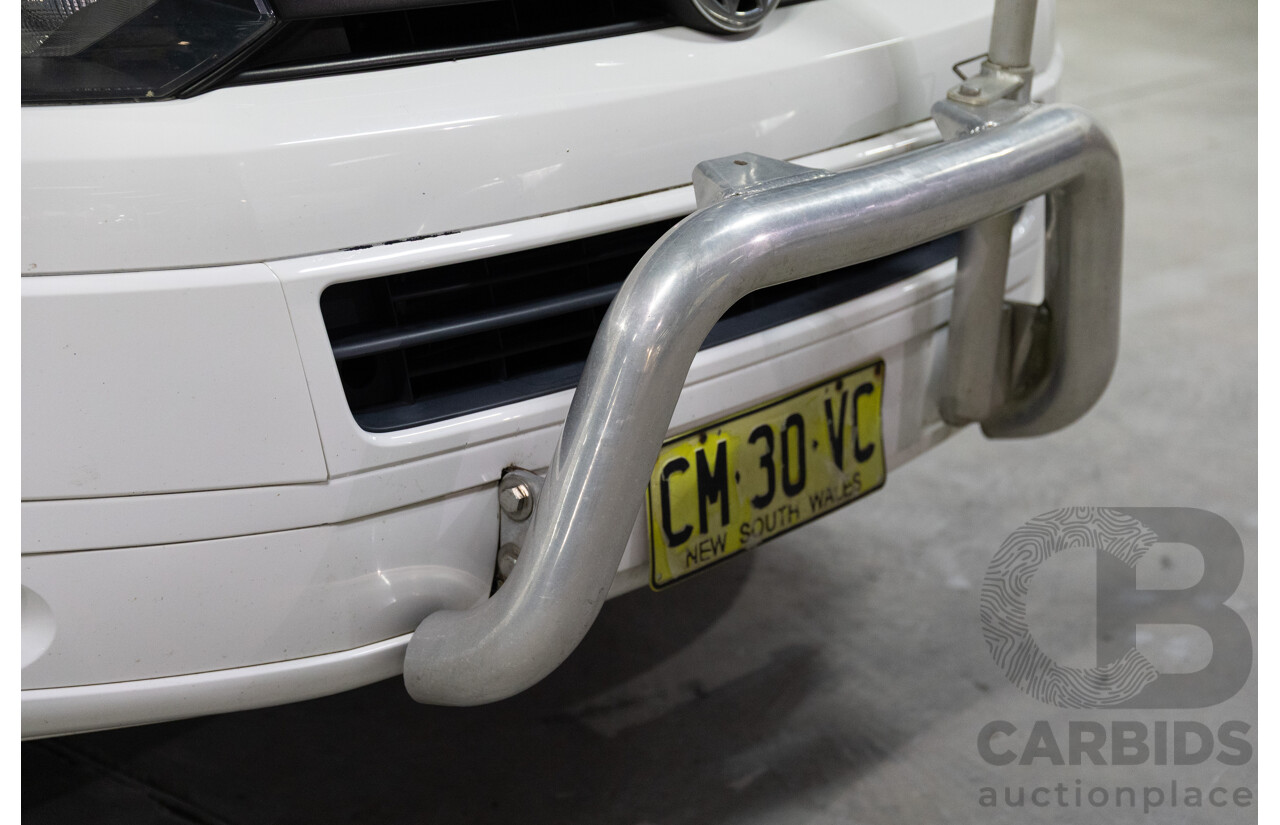 1/2014 Volkswagen Transporter TDI 400 LWB T5 MY14 Dual C/Chas Candy White Turbo Diesel 2.0L