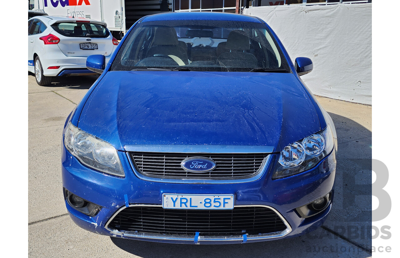 6/2008 Ford Falcon FG G6 4d Sedan Blue 4.0L