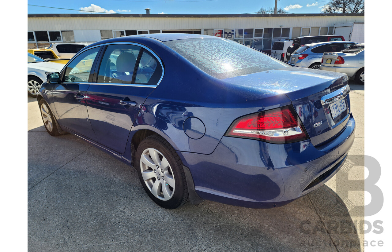 6/2008 Ford Falcon FG G6 4d Sedan Blue 4.0L
