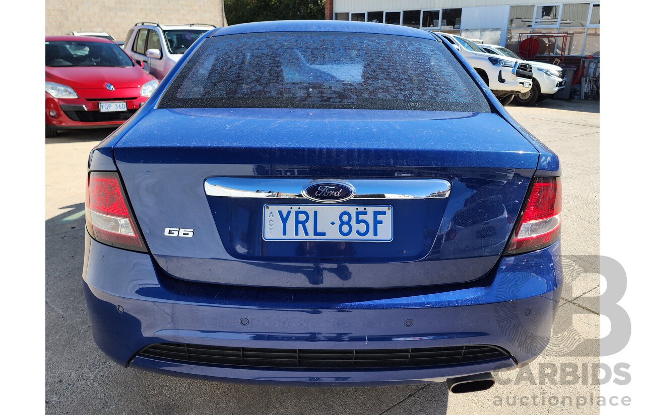 6/2008 Ford Falcon FG G6 4d Sedan Blue 4.0L