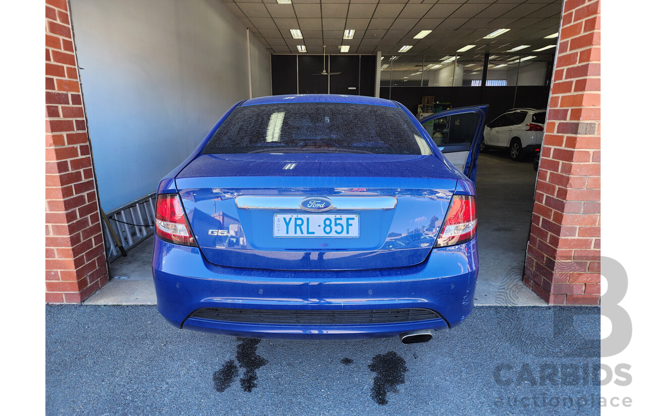 6/2008 Ford Falcon FG G6 4d Sedan Blue 4.0L