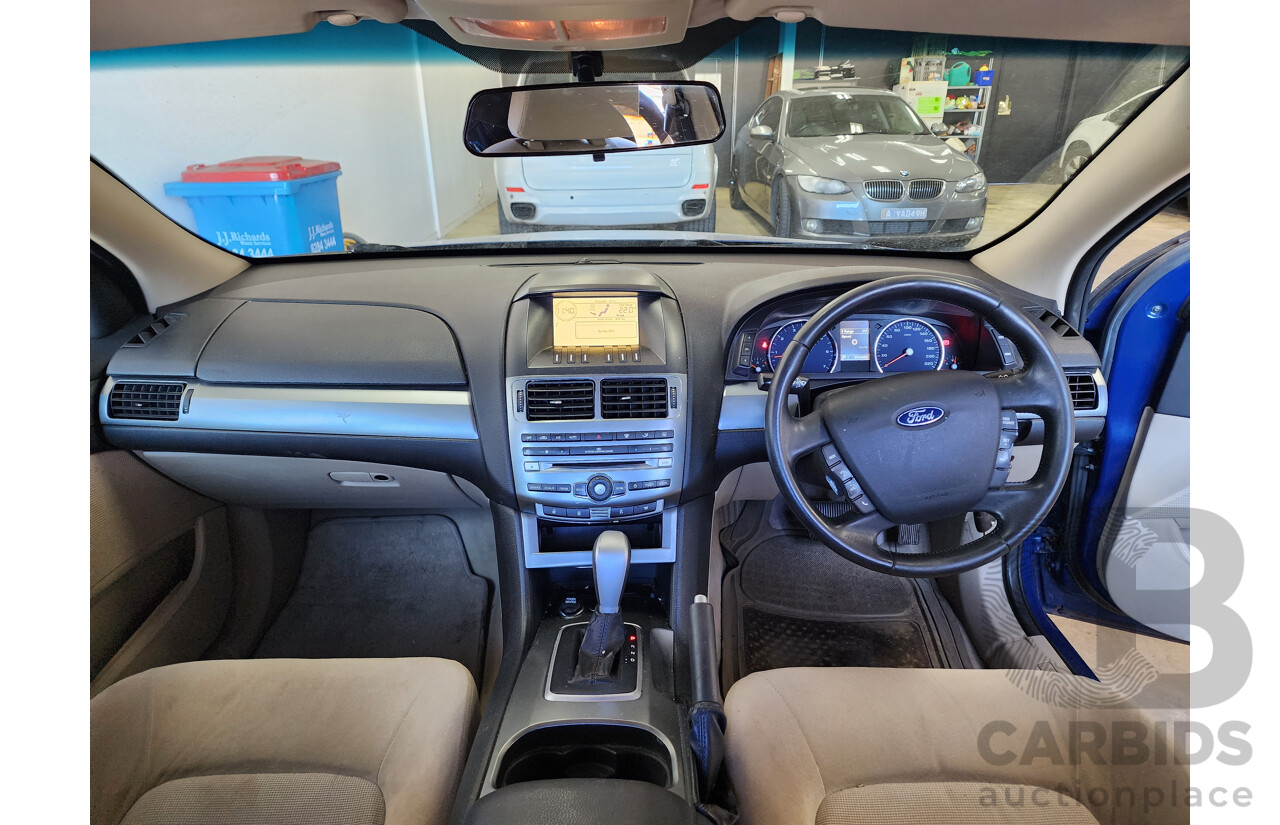 6/2008 Ford Falcon FG G6 4d Sedan Blue 4.0L
