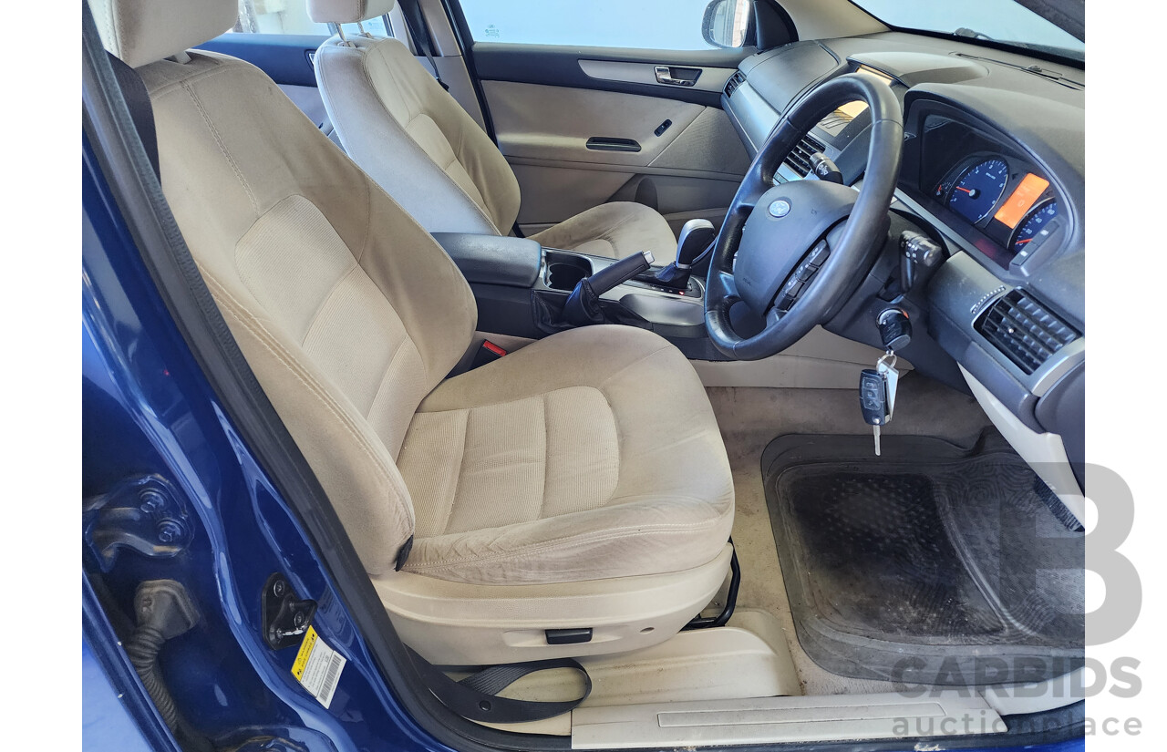 6/2008 Ford Falcon FG G6 4d Sedan Blue 4.0L