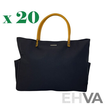 SOUTH BOUND Sunsets Beach Shopper Bag - SB5501 Black - Lot of 20 - Estimated Total RRP $798.00
