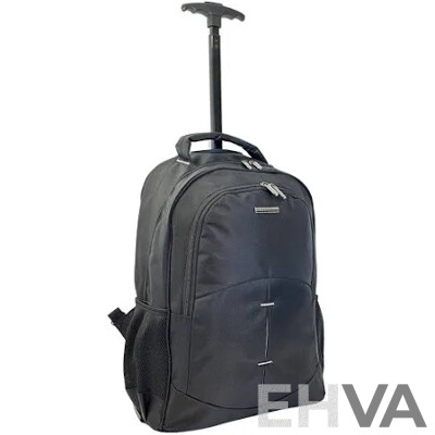 SOUTHBOUND Executive Wheeled Backpack - SB6801 Black - Lot of 6 - Estimated Total RRP $715.00