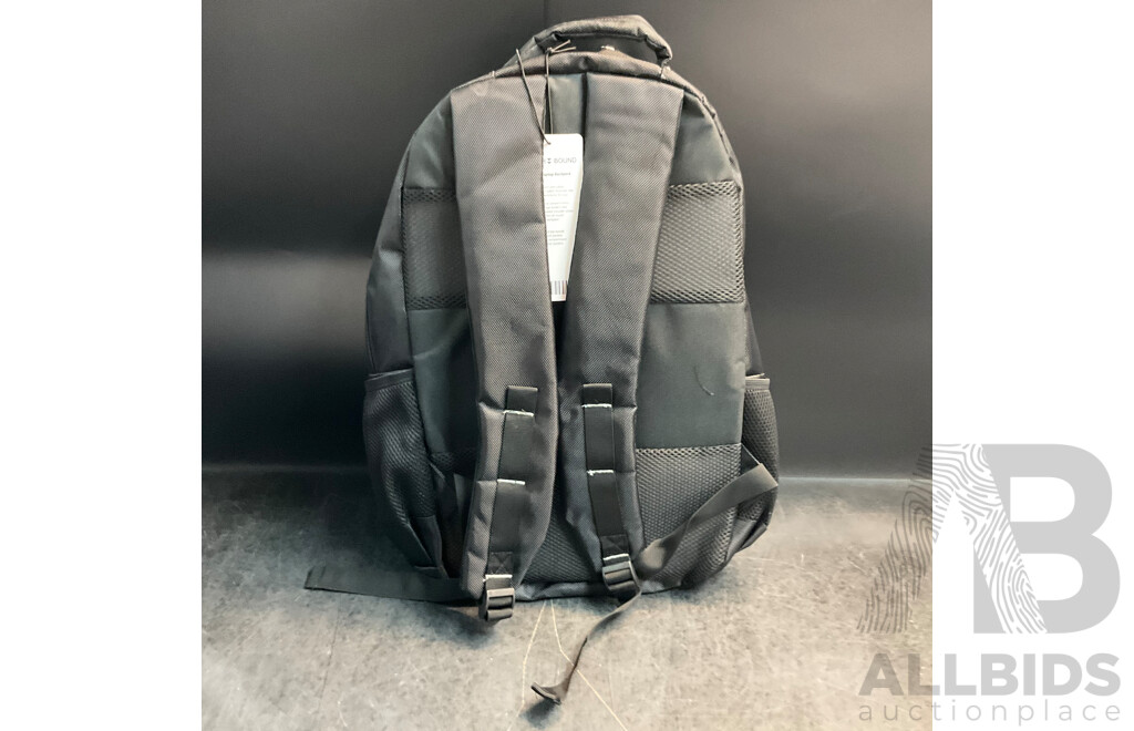 SOUTHBOUND Executive Laptop Backpack - SB-6601 Black - Lot of 15 - Estimated Total RRP $975.00