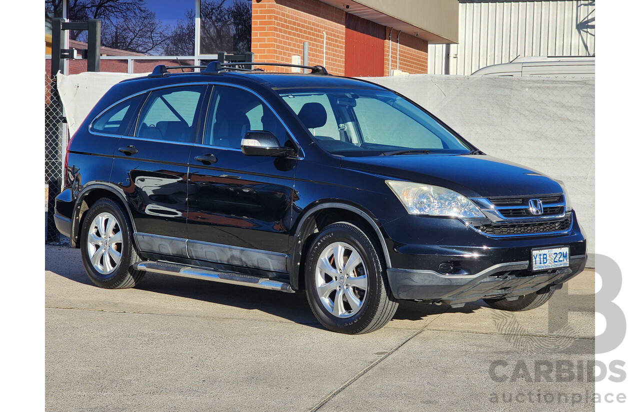 6/2011 Honda CRV (4x4) MY10 4d Wagon Black 2.4L