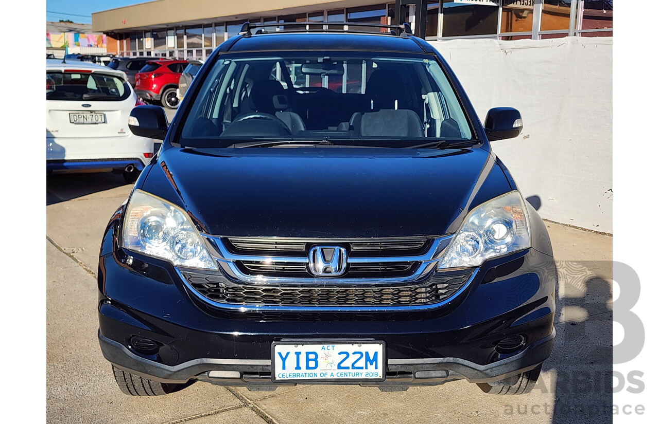 6/2011 Honda CRV (4x4) MY10 4d Wagon Black 2.4L
