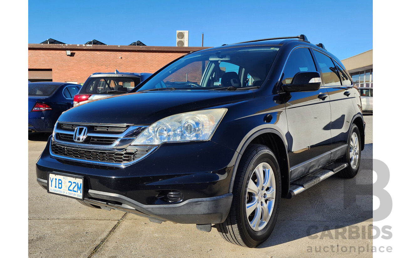 6/2011 Honda CRV (4x4) MY10 4d Wagon Black 2.4L