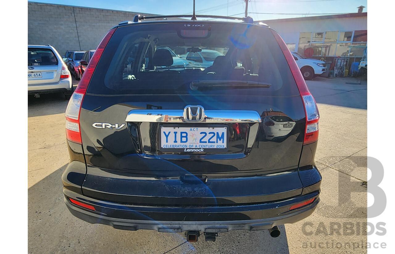6/2011 Honda CRV (4x4) MY10 4d Wagon Black 2.4L