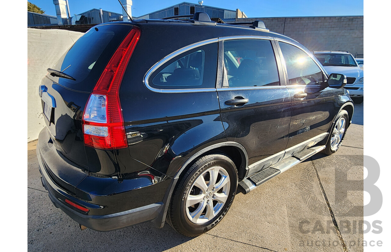 6/2011 Honda CRV (4x4) MY10 4d Wagon Black 2.4L