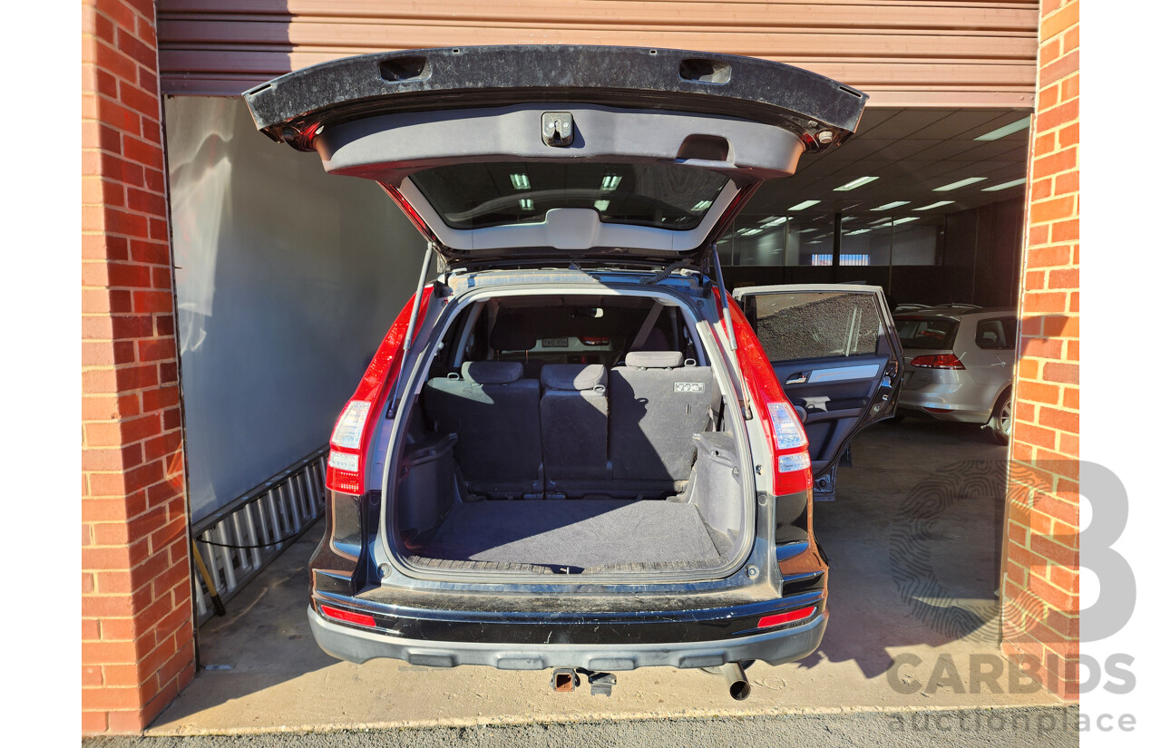 6/2011 Honda CRV (4x4) MY10 4d Wagon Black 2.4L