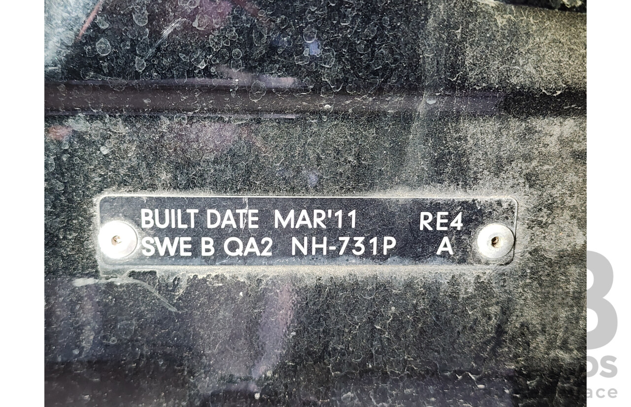 6/2011 Honda CRV (4x4) MY10 4d Wagon Black 2.4L