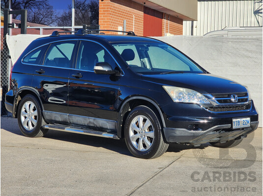 6/2011 Honda CRV (4x4) MY10 4d Wagon Black 2.4L