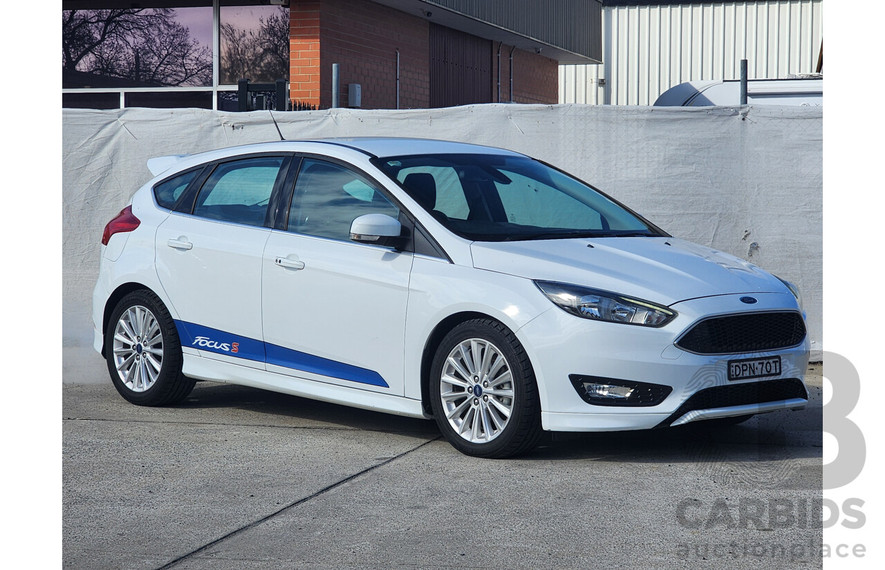 5/2017 Ford Focus Sport LZ 5d Hatchback White 1.5L