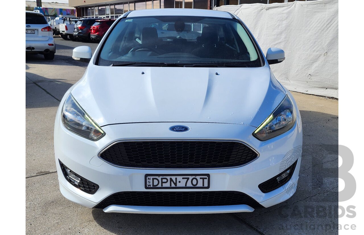 5/2017 Ford Focus Sport LZ 5d Hatchback White 1.5L