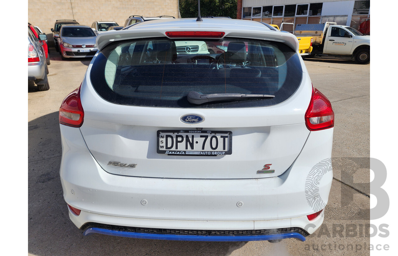 5/2017 Ford Focus Sport LZ 5d Hatchback White 1.5L