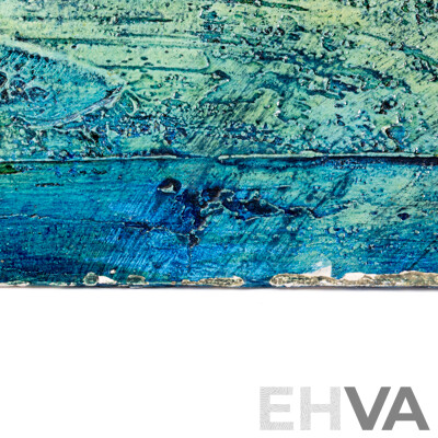 Maynard Waters, (20th Century, Australian, 1936-), Neutropia, Original Mid Century Mixed Media Oil and Plaster, 91 X 42 Cm (frame)