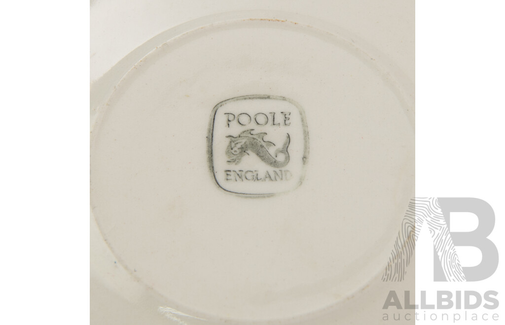 Collection Mid Century Items Comprising Five Bing & Grondahl Display Plates, Poole Duo and More