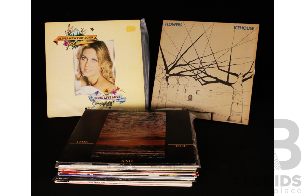 Collection Vintage Vinyl LPs Including Split Enz, Debbie Harry, Dire Straits and More