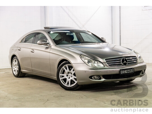 8/2005 Mercedes-Benz CLS 350 219 4d Coupe Cubanite Silver Metallic V6 3.5L