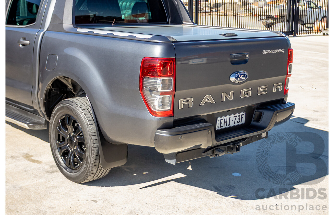 9/2019 Ford Ranger Wildtrak (4x4) PX MKIII MY19.75 4d Dual Cab P/Up Meteor Grey Twin Turbo Diesel 2.0L