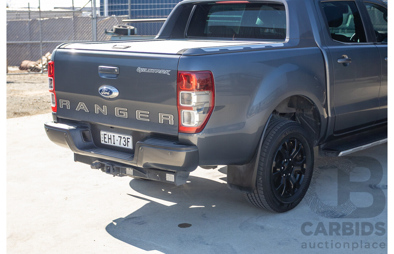 9/2019 Ford Ranger Wildtrak (4x4) PX MKIII MY19.75 4d Dual Cab P/Up Meteor Grey Twin Turbo Diesel 2.0L