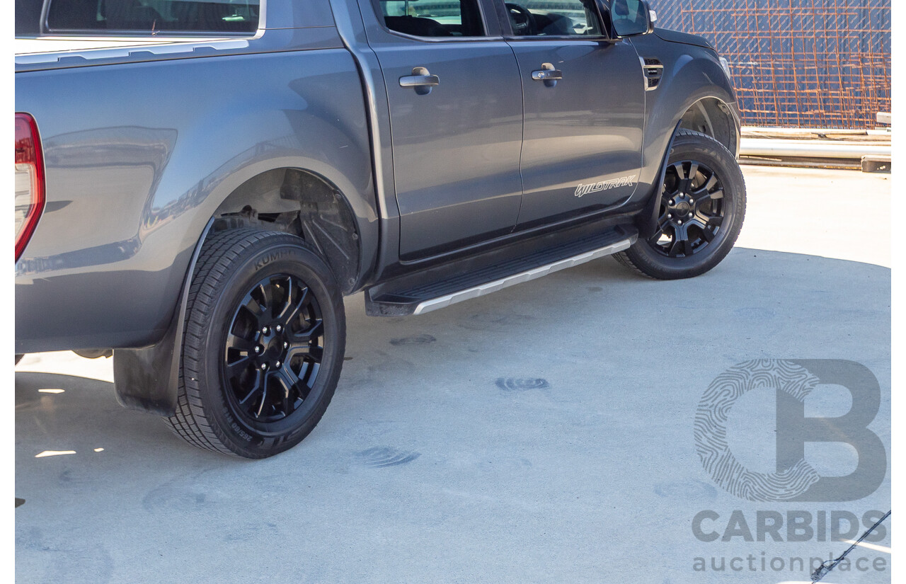 9/2019 Ford Ranger Wildtrak (4x4) PX MKIII MY19.75 4d Dual Cab P/Up Meteor Grey Twin Turbo Diesel 2.0L