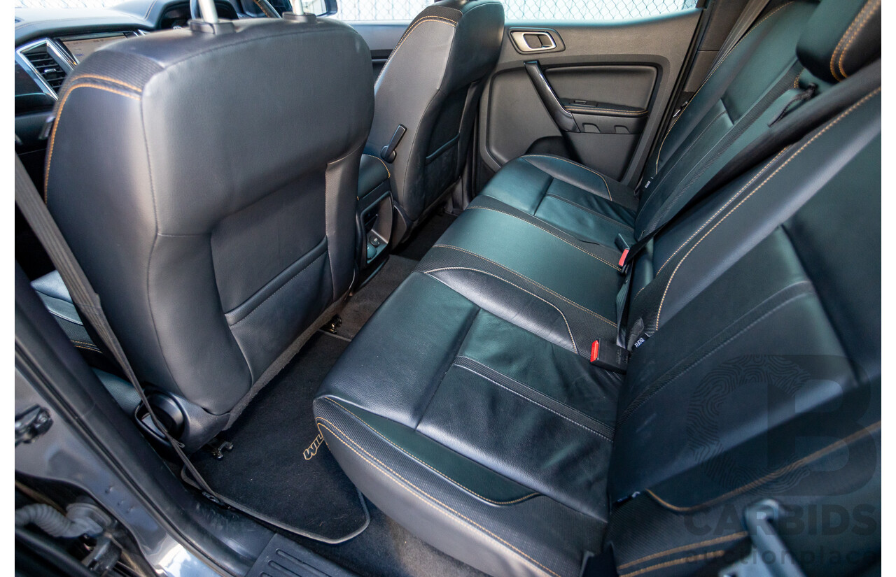 9/2019 Ford Ranger Wildtrak (4x4) PX MKIII MY19.75 4d Dual Cab P/Up Meteor Grey Twin Turbo Diesel 2.0L