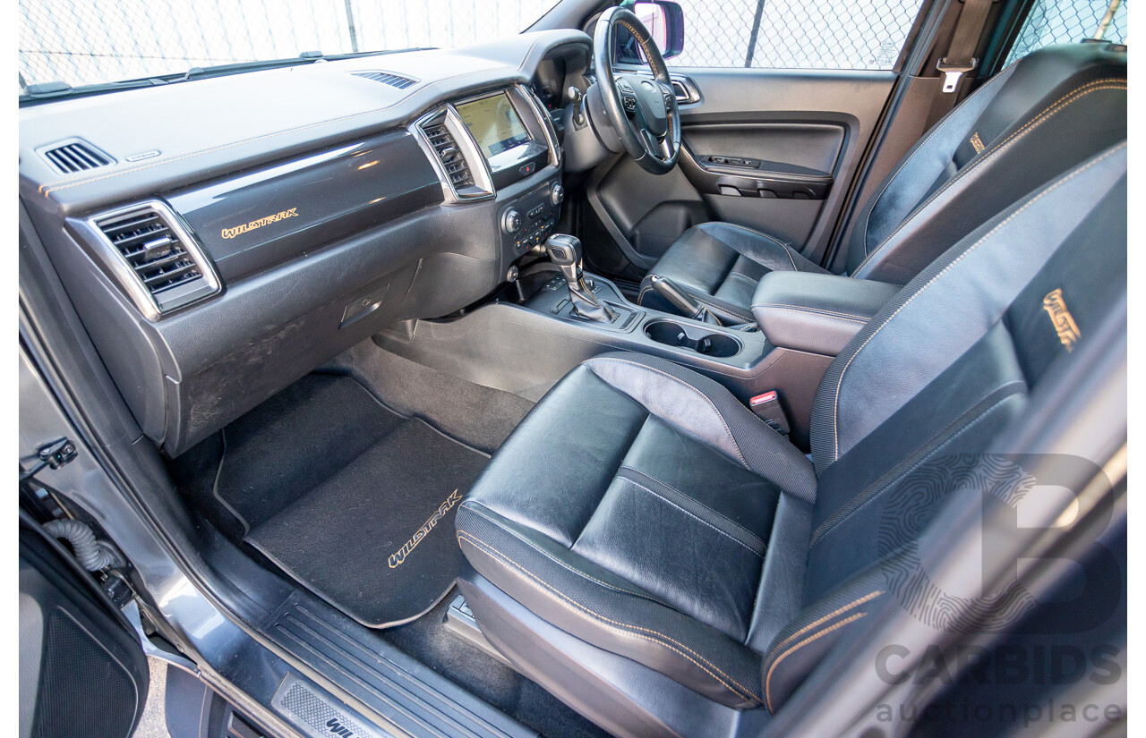 9/2019 Ford Ranger Wildtrak (4x4) PX MKIII MY19.75 4d Dual Cab P/Up Meteor Grey Twin Turbo Diesel 2.0L
