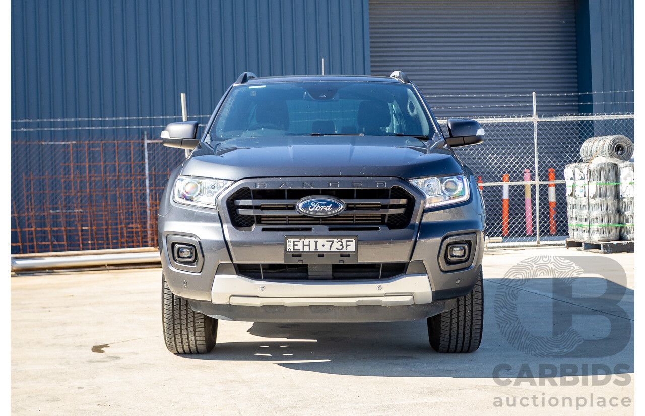 9/2019 Ford Ranger Wildtrak (4x4) PX MKIII MY19.75 4d Dual Cab P/Up Meteor Grey Twin Turbo Diesel 2.0L