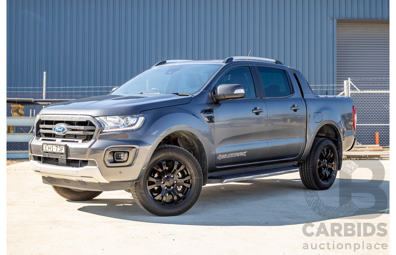 9/2019 Ford Ranger Wildtrak (4x4) PX MKIII MY19.75 4d Dual Cab P/Up Meteor Grey Twin Turbo Diesel 2.0L