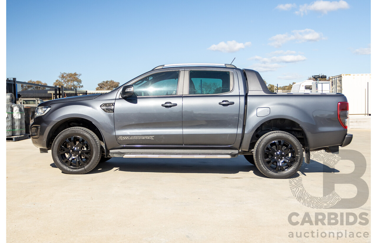 9/2019 Ford Ranger Wildtrak (4x4) PX MKIII MY19.75 4d Dual Cab P/Up Meteor Grey Twin Turbo Diesel 2.0L