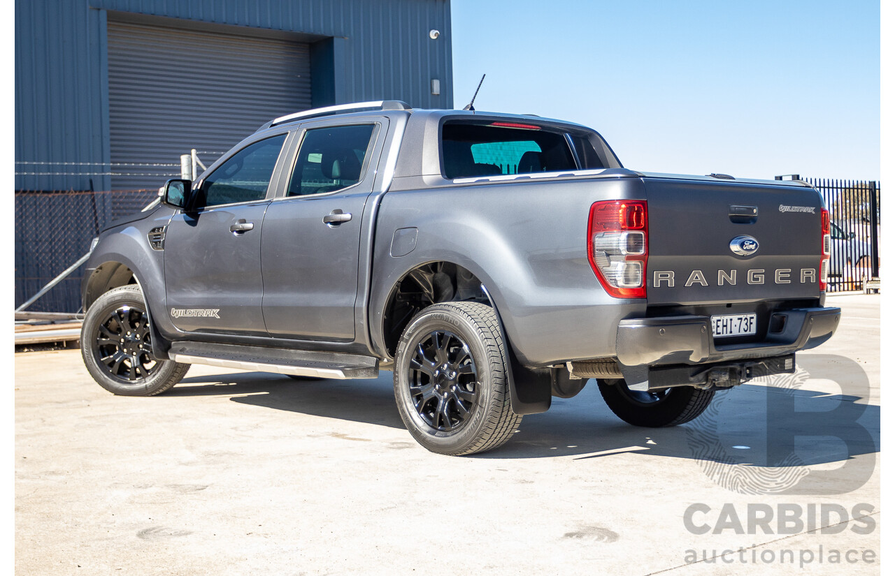 9/2019 Ford Ranger Wildtrak (4x4) PX MKIII MY19.75 4d Dual Cab P/Up Meteor Grey Twin Turbo Diesel 2.0L