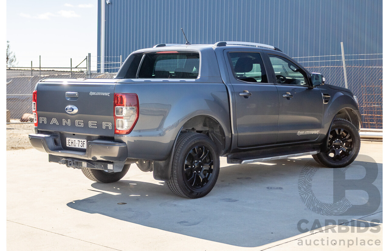 9/2019 Ford Ranger Wildtrak (4x4) PX MKIII MY19.75 4d Dual Cab P/Up Meteor Grey Twin Turbo Diesel 2.0L