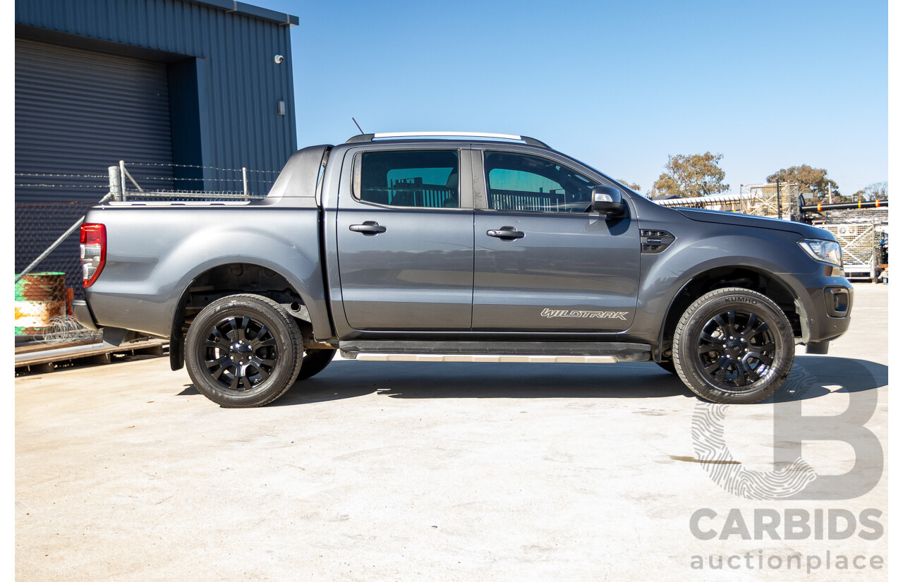 9/2019 Ford Ranger Wildtrak (4x4) PX MKIII MY19.75 4d Dual Cab P/Up Meteor Grey Twin Turbo Diesel 2.0L