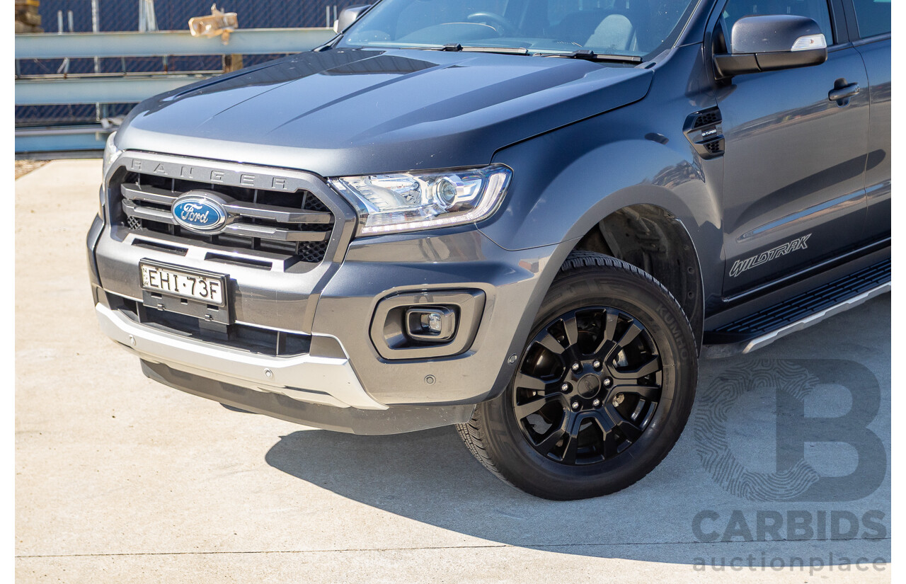 9/2019 Ford Ranger Wildtrak (4x4) PX MKIII MY19.75 4d Dual Cab P/Up Meteor Grey Twin Turbo Diesel 2.0L
