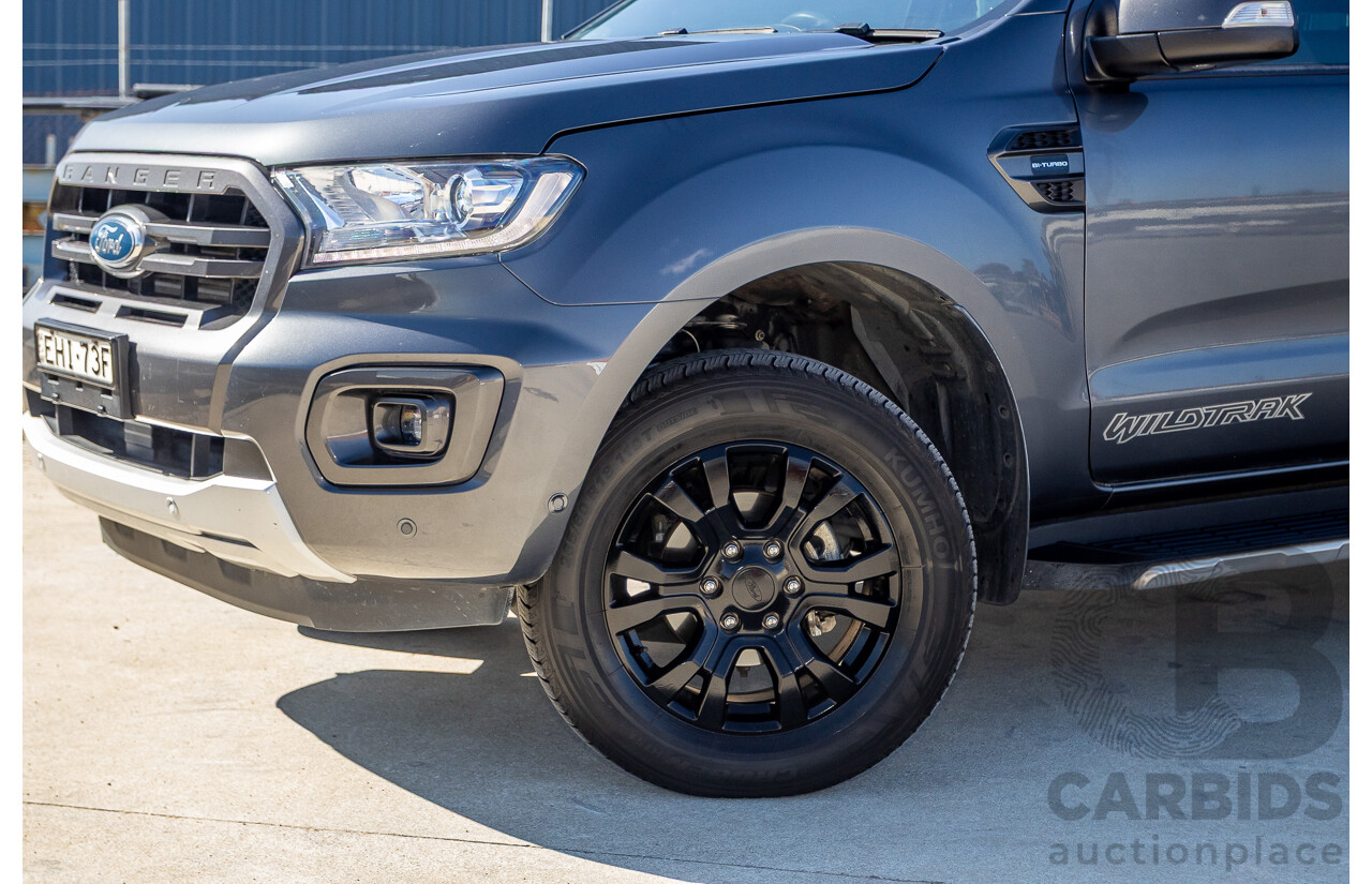 9/2019 Ford Ranger Wildtrak (4x4) PX MKIII MY19.75 4d Dual Cab P/Up Meteor Grey Twin Turbo Diesel 2.0L