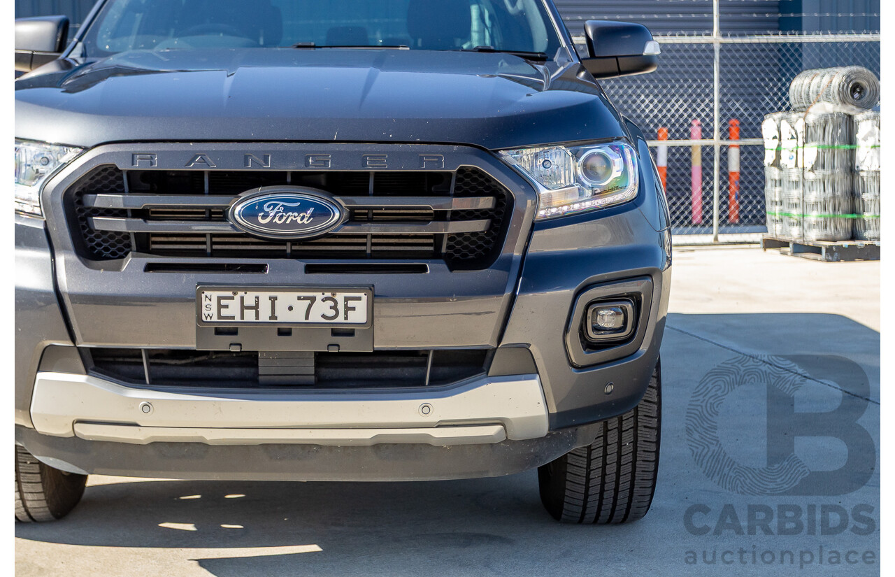 9/2019 Ford Ranger Wildtrak (4x4) PX MKIII MY19.75 4d Dual Cab P/Up Meteor Grey Twin Turbo Diesel 2.0L