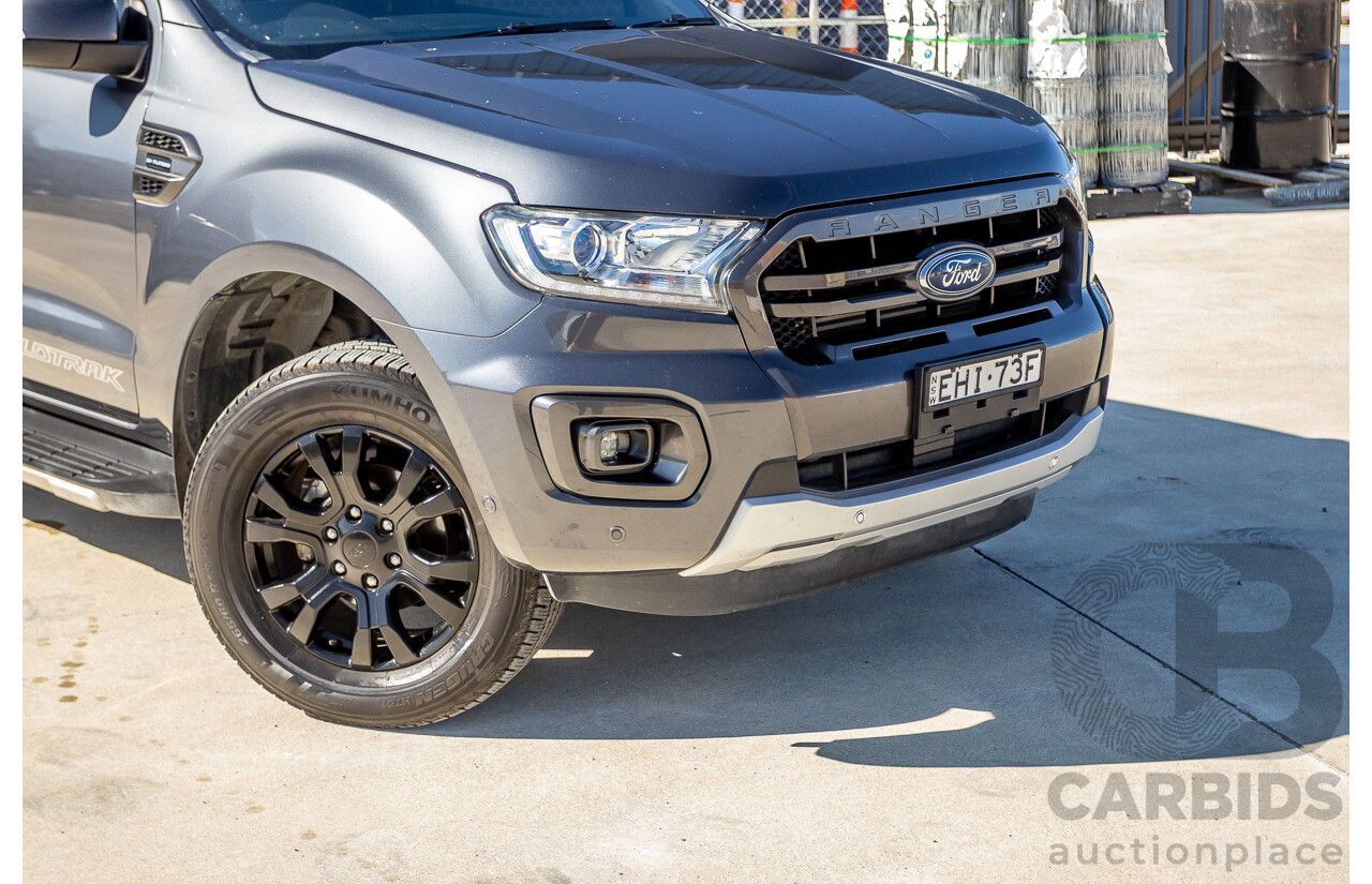9/2019 Ford Ranger Wildtrak (4x4) PX MKIII MY19.75 4d Dual Cab P/Up Meteor Grey Twin Turbo Diesel 2.0L
