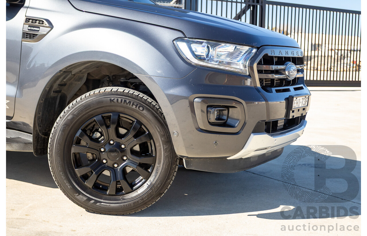 9/2019 Ford Ranger Wildtrak (4x4) PX MKIII MY19.75 4d Dual Cab P/Up Meteor Grey Twin Turbo Diesel 2.0L