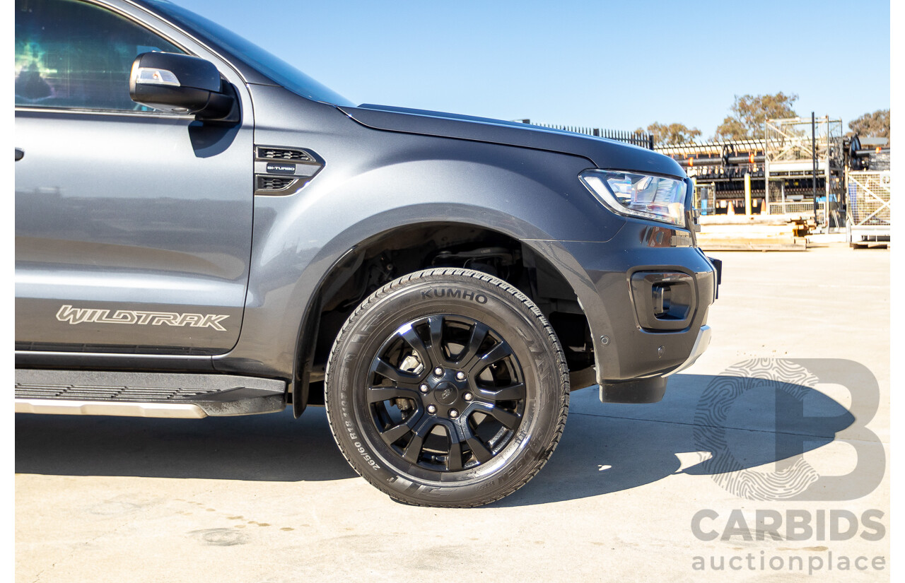 9/2019 Ford Ranger Wildtrak (4x4) PX MKIII MY19.75 4d Dual Cab P/Up Meteor Grey Twin Turbo Diesel 2.0L