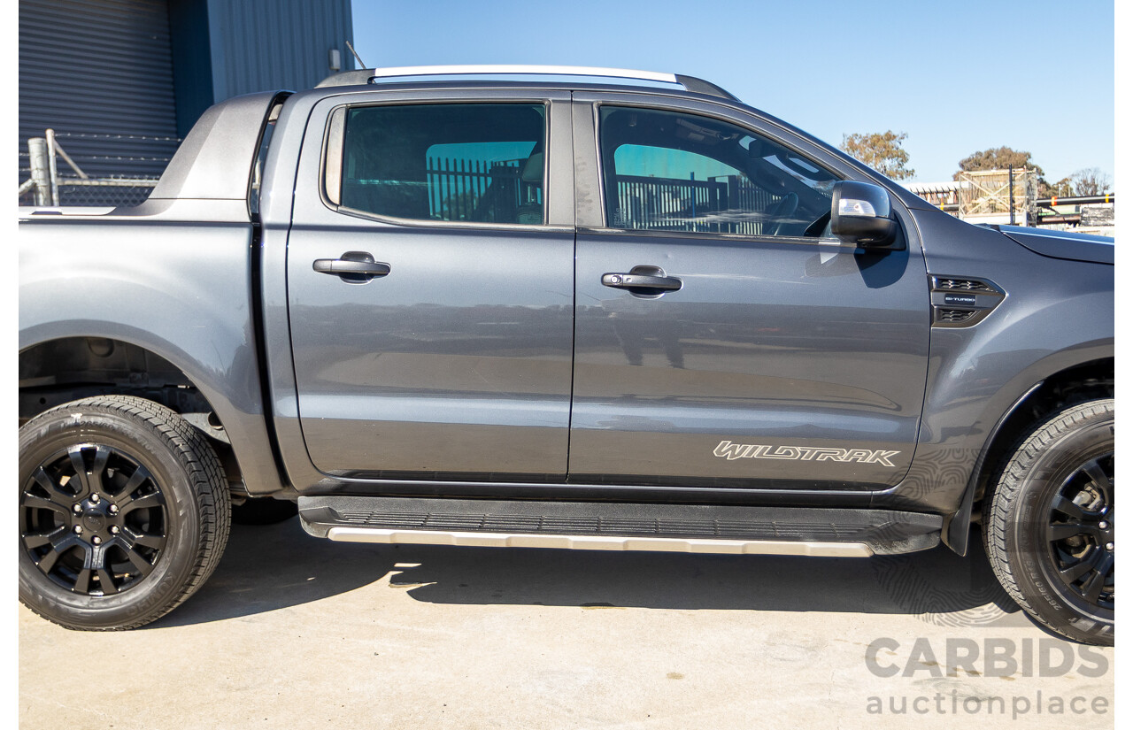 9/2019 Ford Ranger Wildtrak (4x4) PX MKIII MY19.75 4d Dual Cab P/Up Meteor Grey Twin Turbo Diesel 2.0L