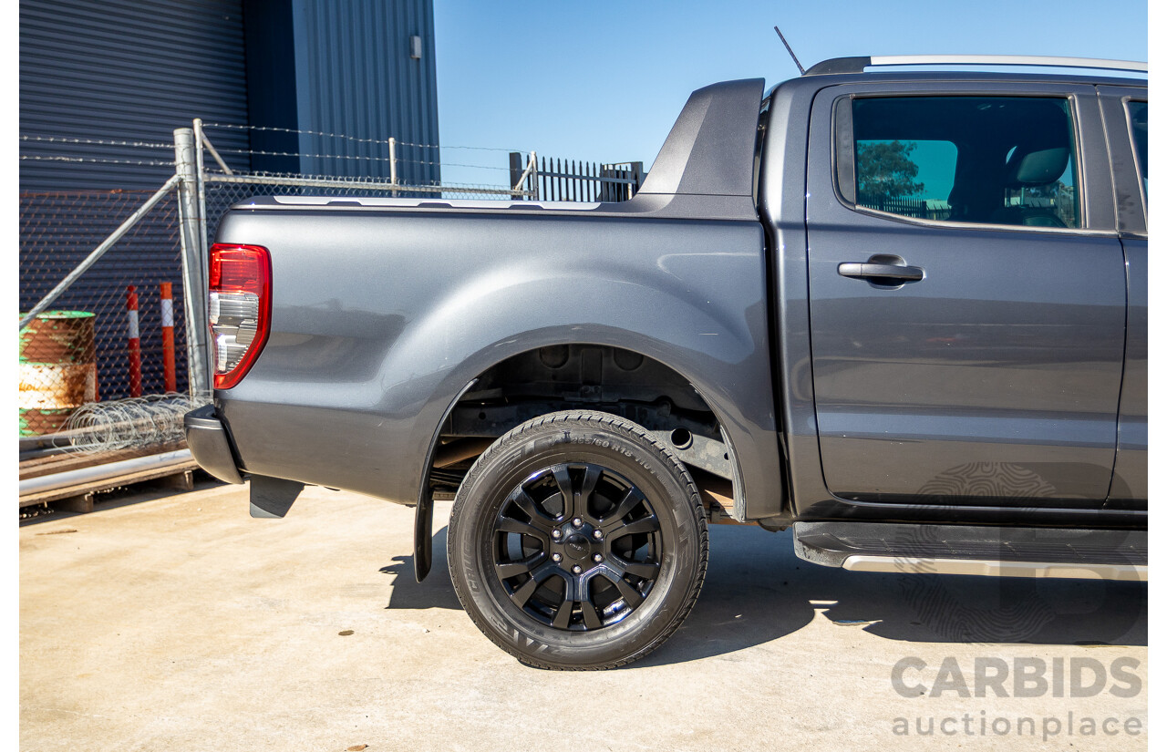 9/2019 Ford Ranger Wildtrak (4x4) PX MKIII MY19.75 4d Dual Cab P/Up Meteor Grey Twin Turbo Diesel 2.0L