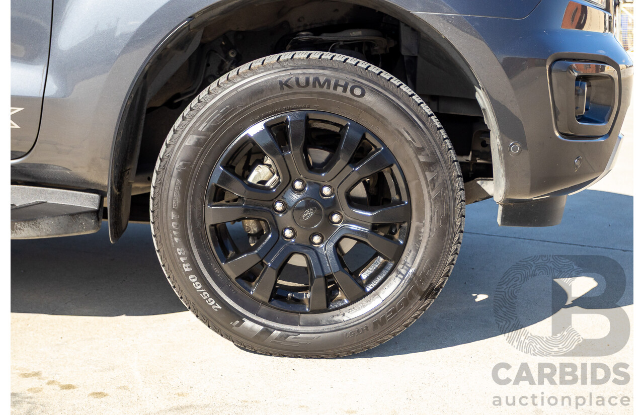 9/2019 Ford Ranger Wildtrak (4x4) PX MKIII MY19.75 4d Dual Cab P/Up Meteor Grey Twin Turbo Diesel 2.0L