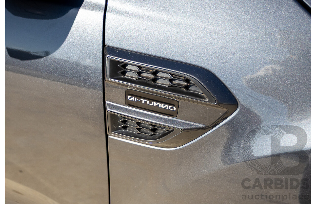 9/2019 Ford Ranger Wildtrak (4x4) PX MKIII MY19.75 4d Dual Cab P/Up Meteor Grey Twin Turbo Diesel 2.0L