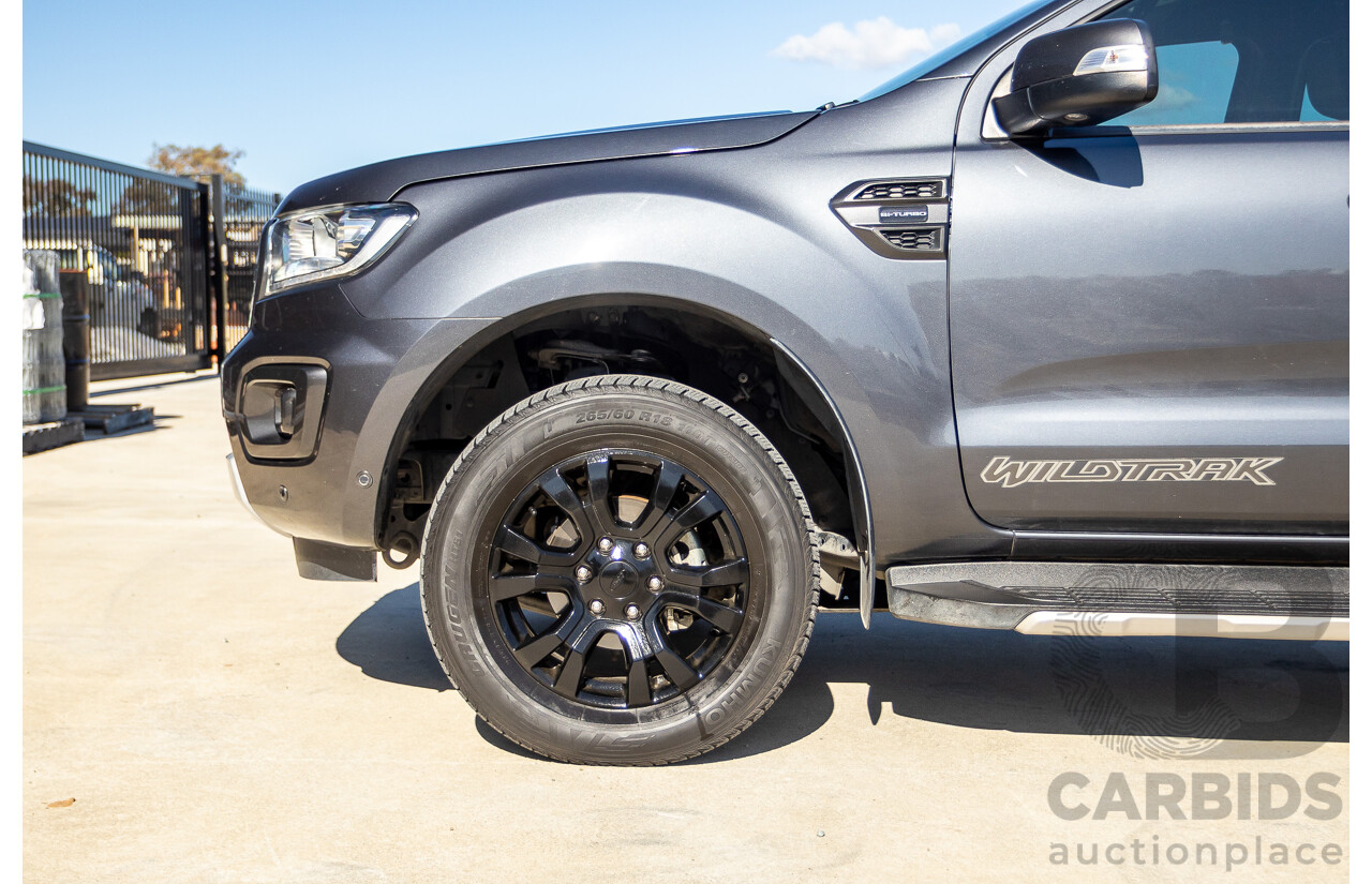 9/2019 Ford Ranger Wildtrak (4x4) PX MKIII MY19.75 4d Dual Cab P/Up Meteor Grey Twin Turbo Diesel 2.0L