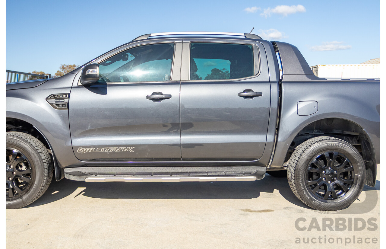 9/2019 Ford Ranger Wildtrak (4x4) PX MKIII MY19.75 4d Dual Cab P/Up Meteor Grey Twin Turbo Diesel 2.0L