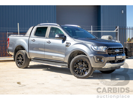 9/2019 Ford Ranger Wildtrak (4x4) PX MKIII MY19.75 4d Dual Cab P/Up Meteor Grey Twin Turbo Diesel 2.0L